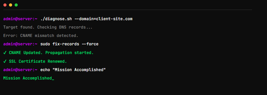 Illustration service : Configuration & Sauvetage Technique